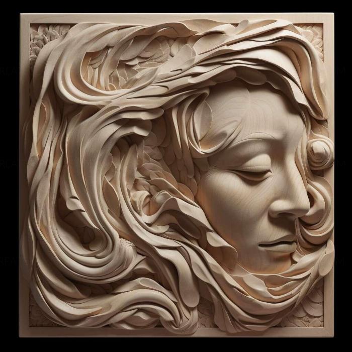 نموذج ثلاثي الأبعاد لآلة CNC 3D Art 